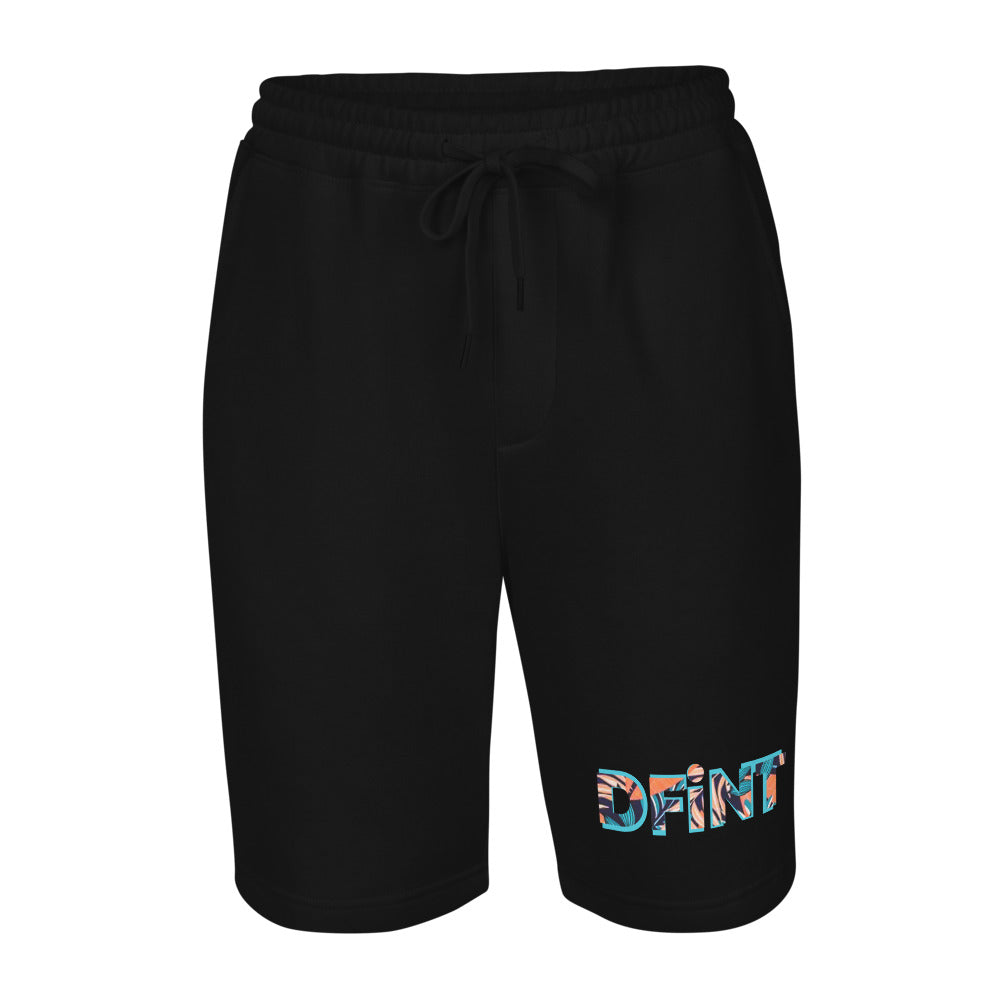 Pattern DFiNT logo Men's fleece shorts