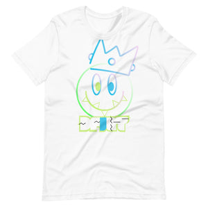 DFiNT Crazy Happy Tee ( WhiteNeon) Short-Sleeve Unisex T-Shirt